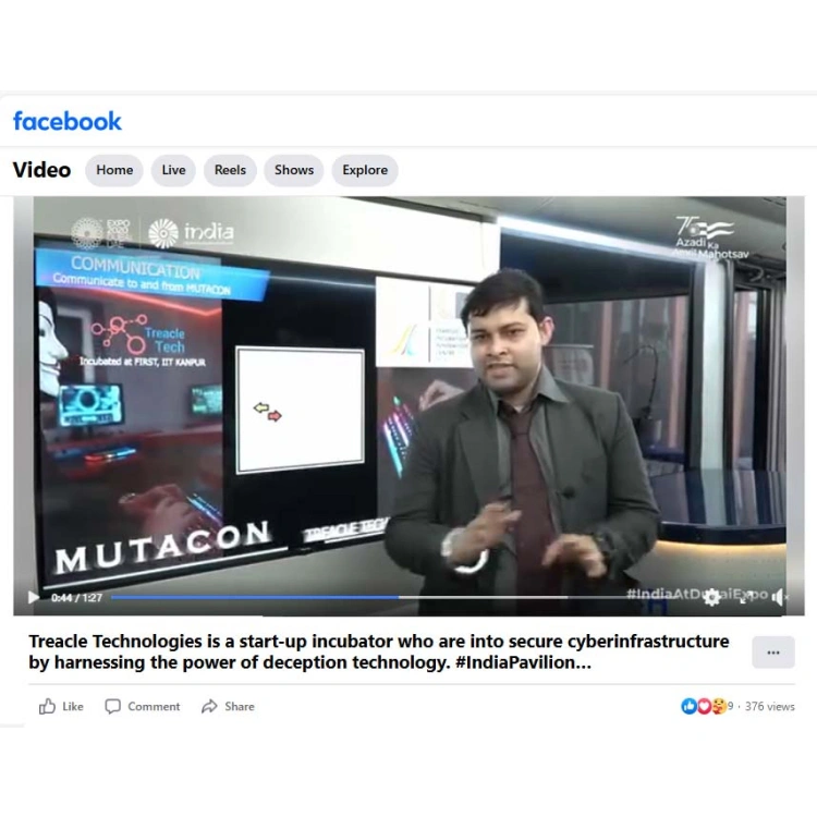 Treacle Technologies featured at the MUTACON India Pavilion